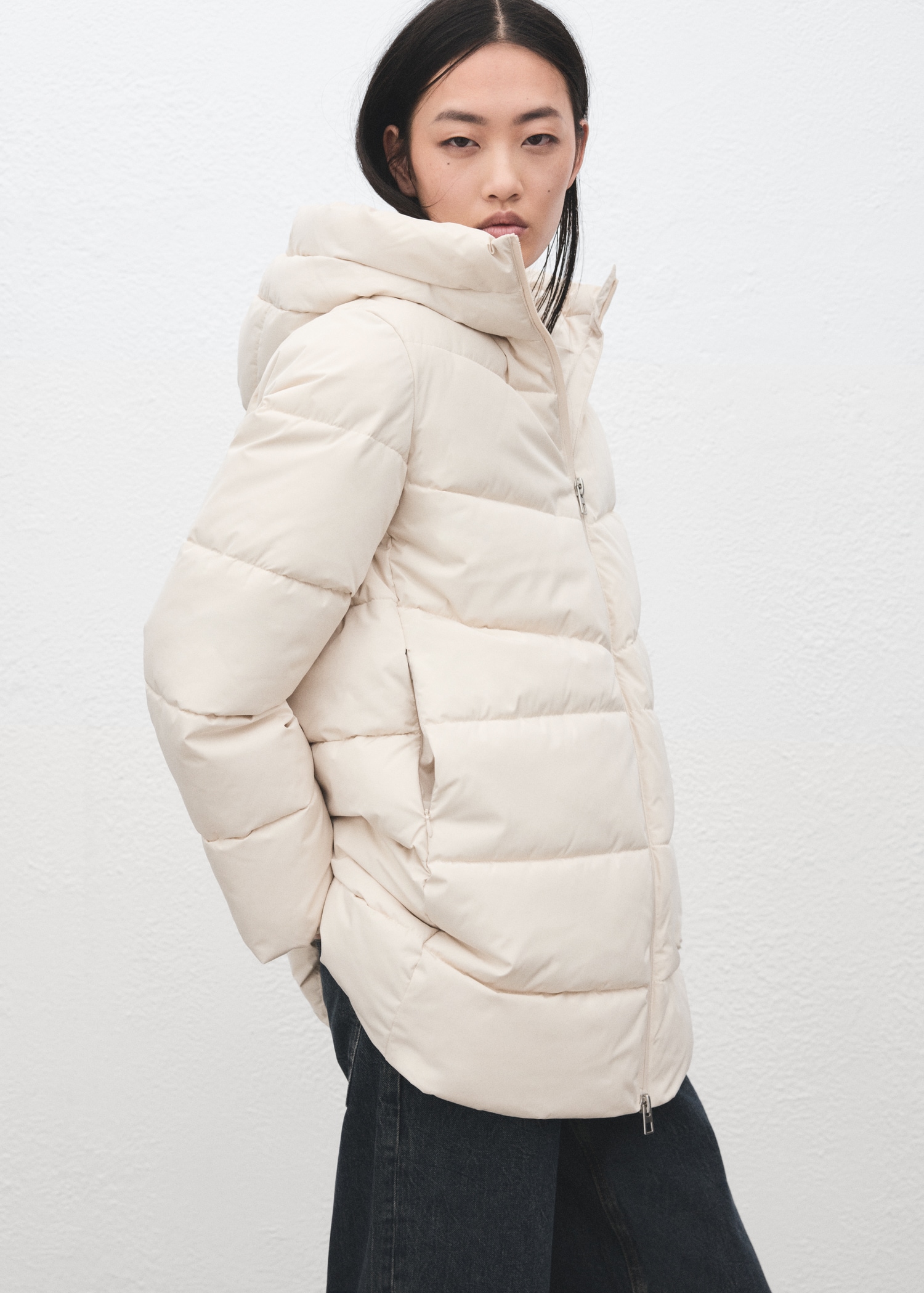 Hood Puffer Coat - Women | Mango Usa