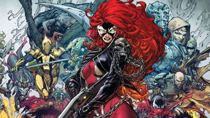 The Scorched #1 variant cover by Brett Booth