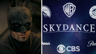 Skydance logo and Batman