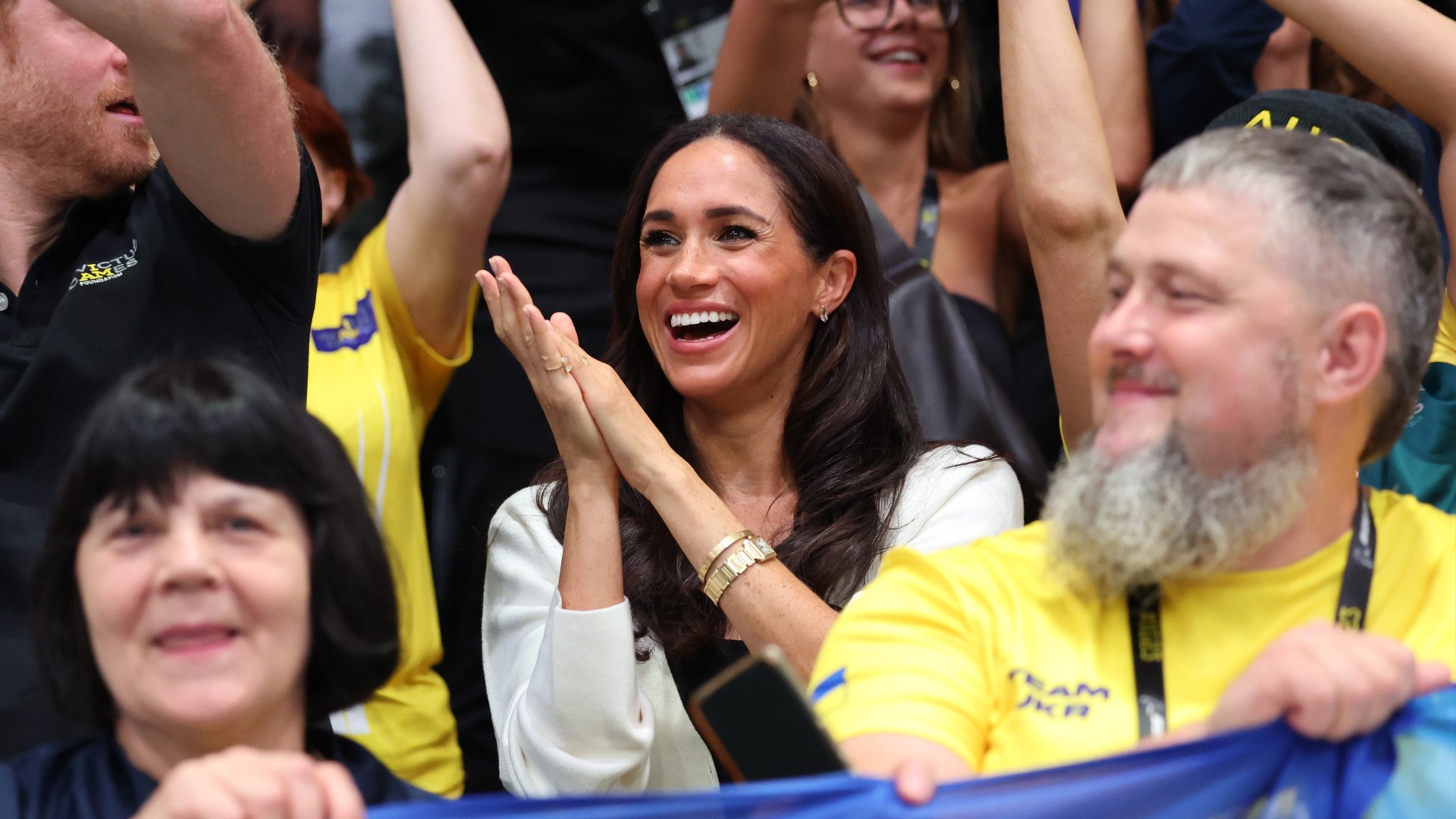 Meghan Markle's does down to earth Invictus Games style in Banana Republic  and J Crew