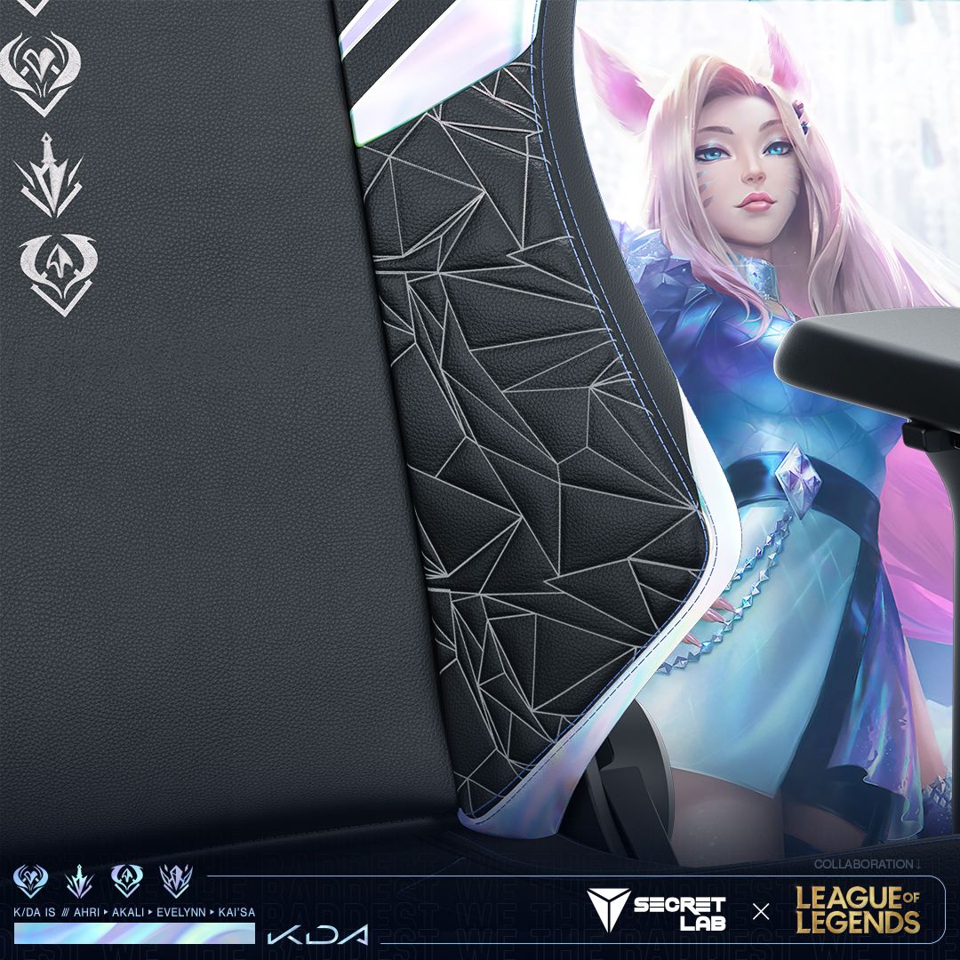 K/DA Secretlab gaming chair