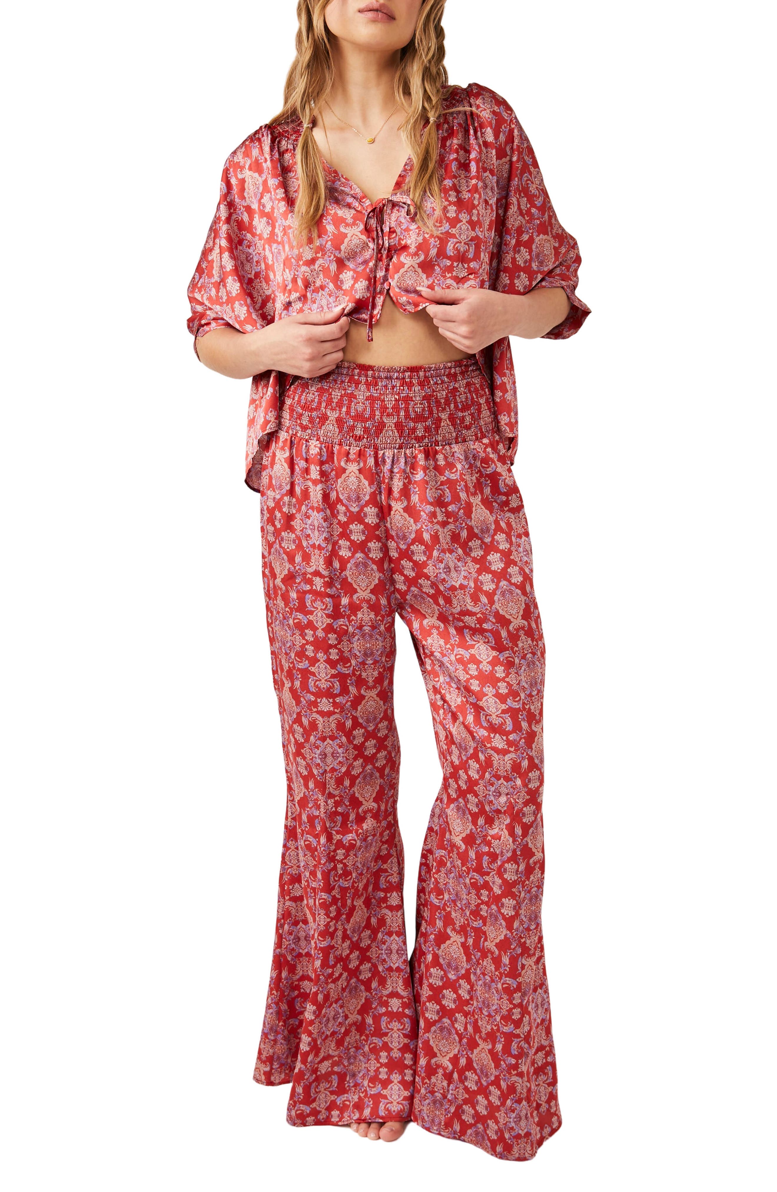 Misty Mornings Satin Pajamas
