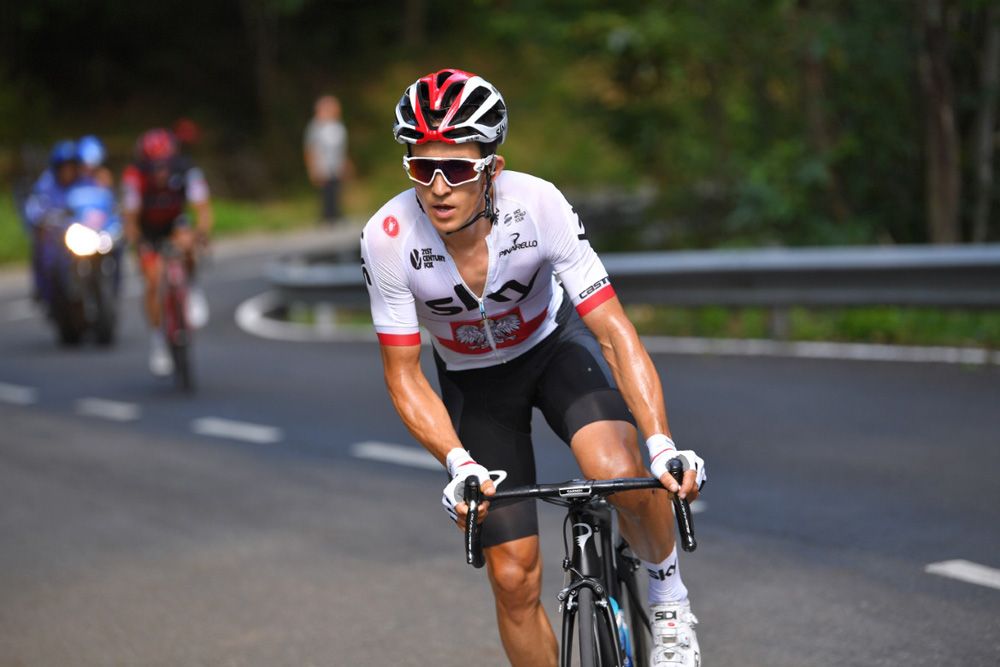 Michał Kwiatkowski (Team Sky) went solo in the finale