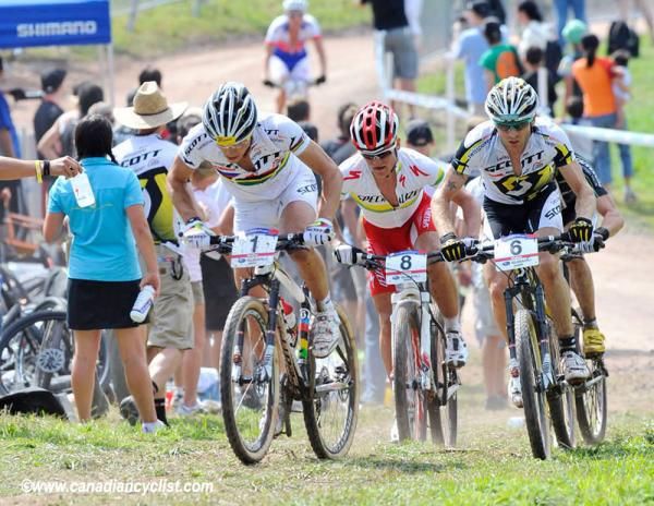 The lead group.