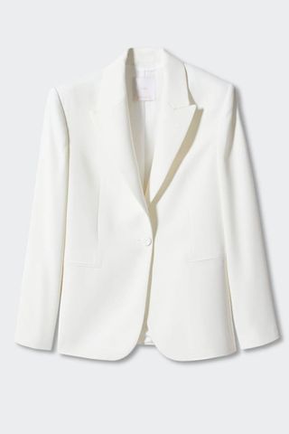 Mango Straight-fit suit jacket