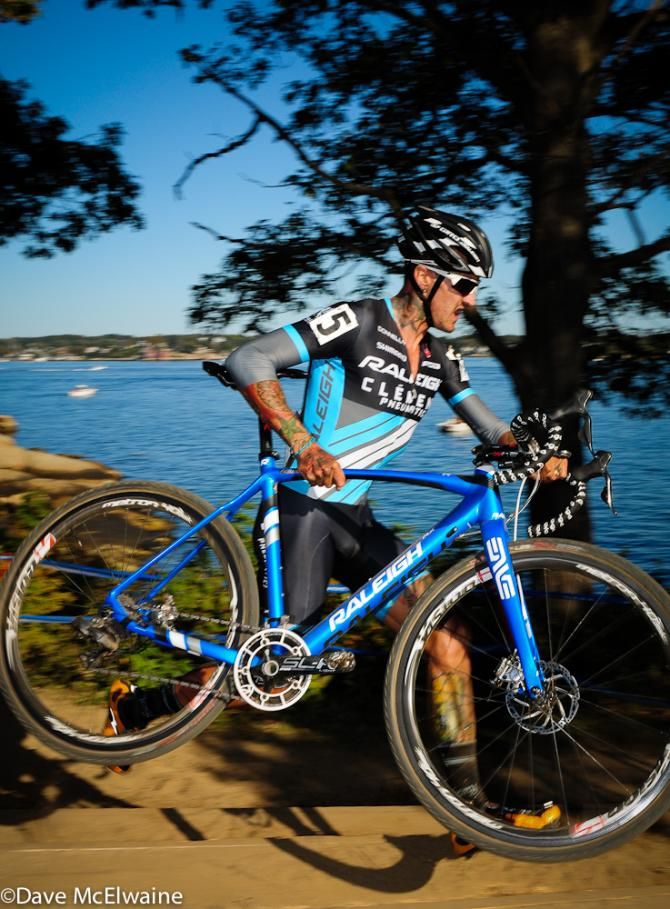 Ben Berden (Raleigh Clement) was a factor until the final two laps