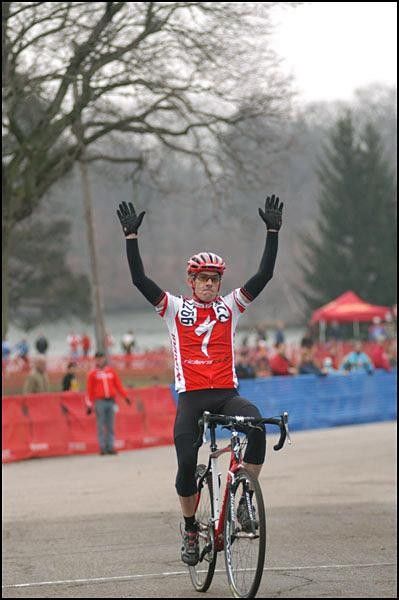A familiar pose for Ned Overend.