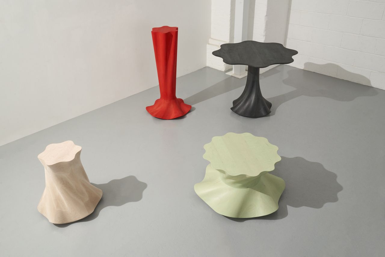 AHEC at Class of &#039;24: Parti Pirouette tables and stools