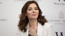 Nigella Lawson signs copies of her cookery book, At My Table