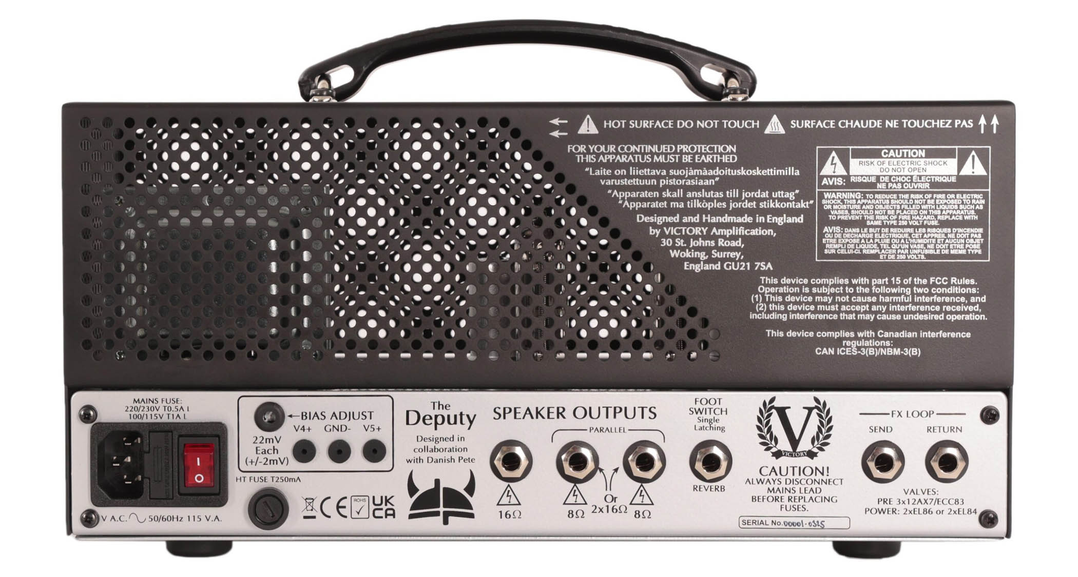 Victory The Deputy Lunchbox Head: the British amp company has made its portable 25W head even more portable/