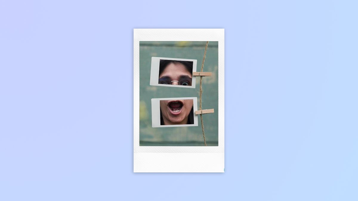 Instant photo prints taken on a Fujifilm Instax mini LiPlay Plus hybrid instant camera