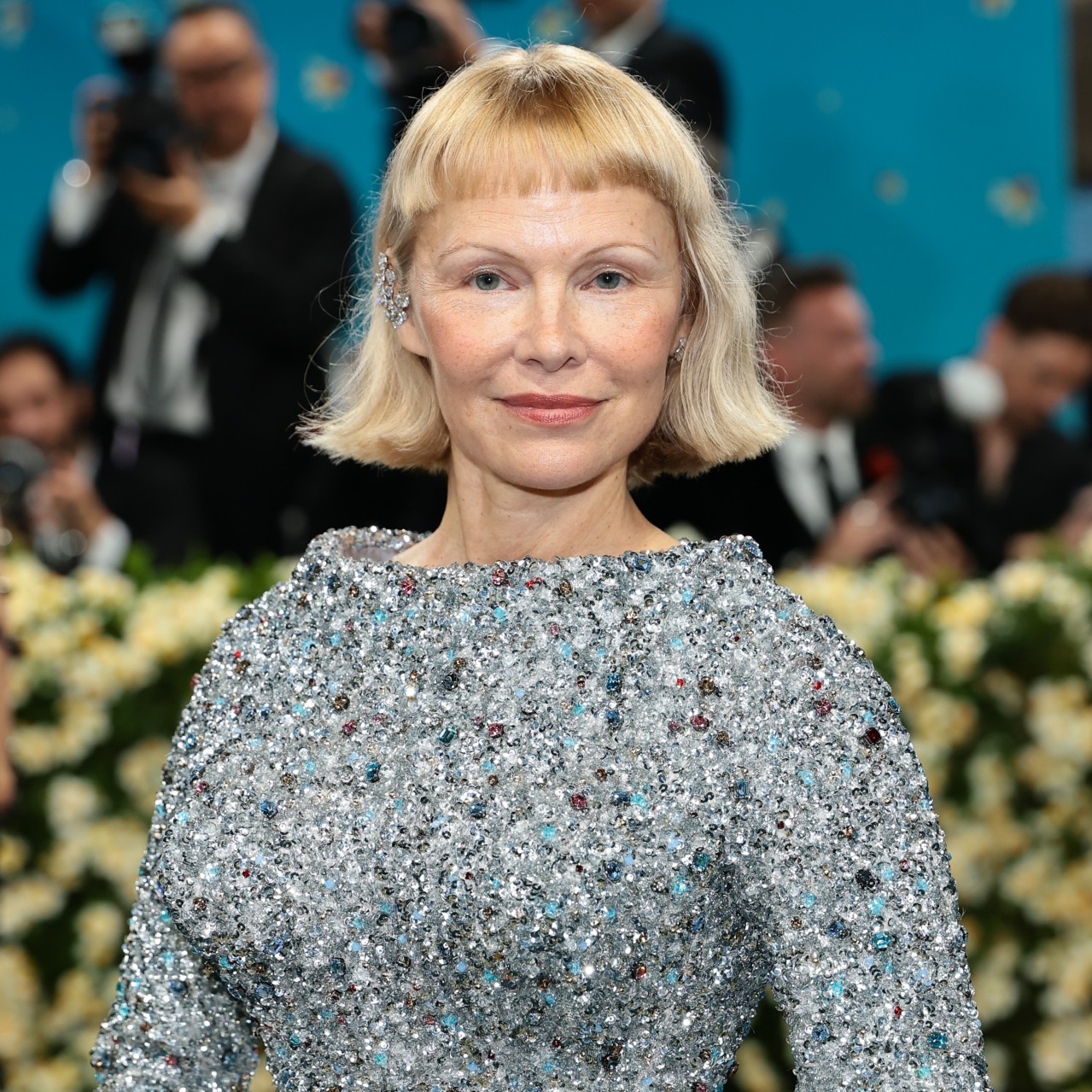 Pamela Anderson at the 2025 Met Gala