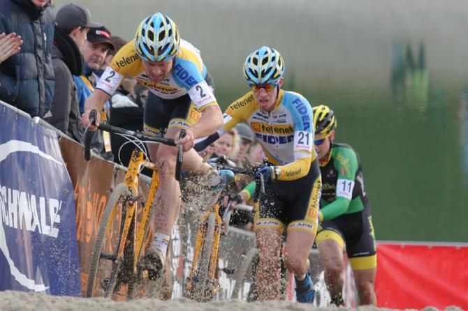 Thijs Al and Niels Wubben on the climb