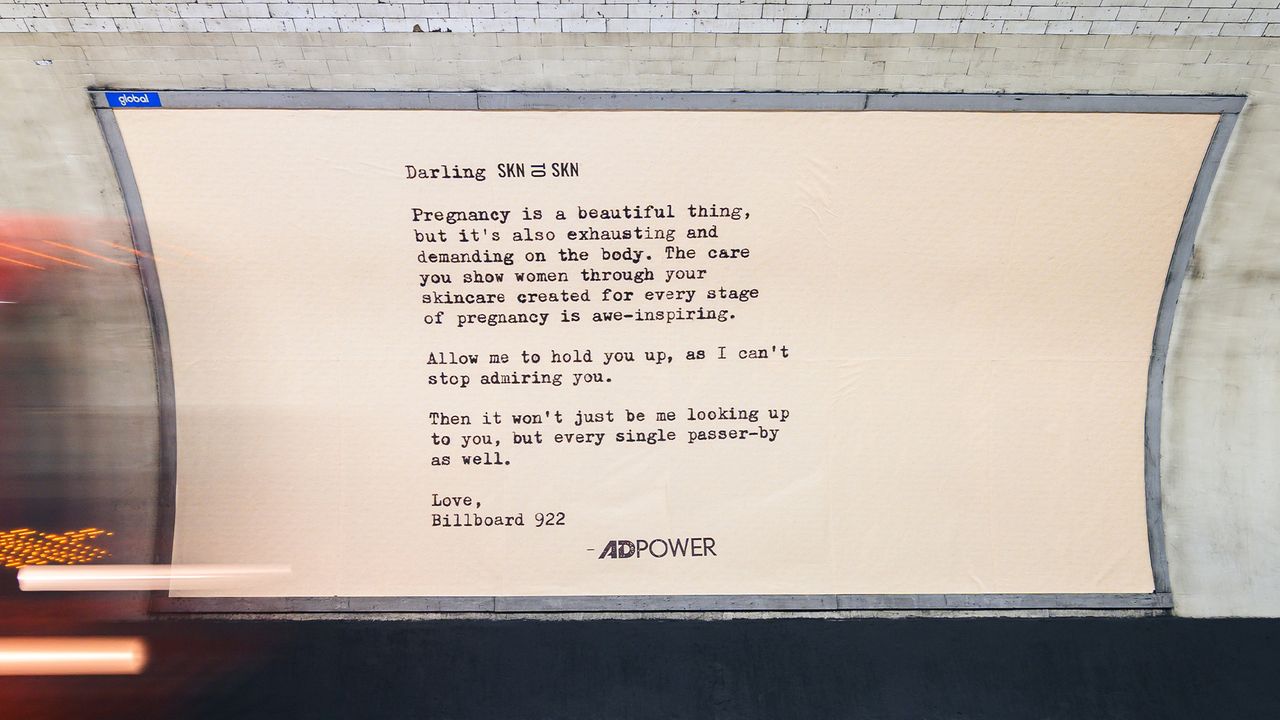 Ad platform sparks brand romance with 100 love letter billboards