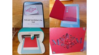 Cricut Joy review; making a card using a Cricut Joy