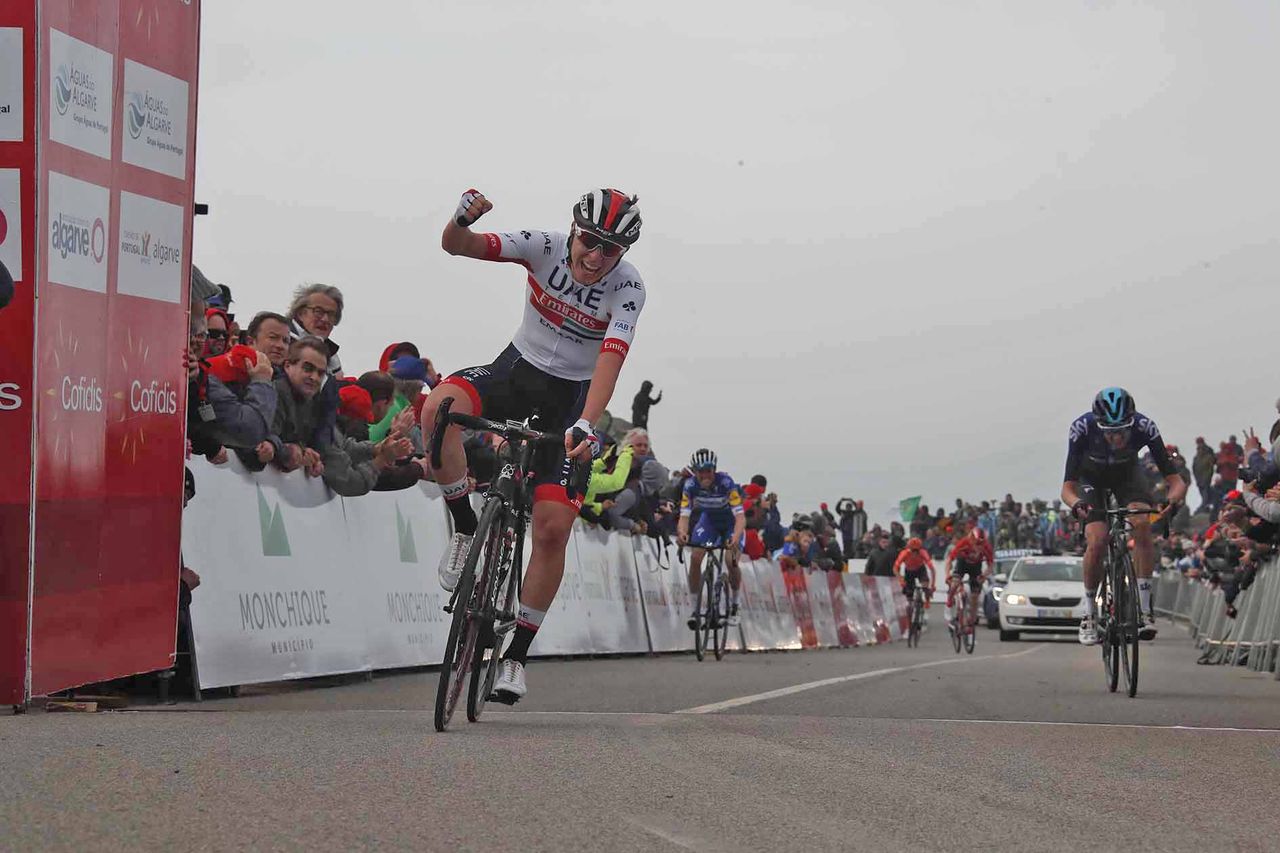 Tadej Pogačar wins stage 2 of the Volta ao Algarve