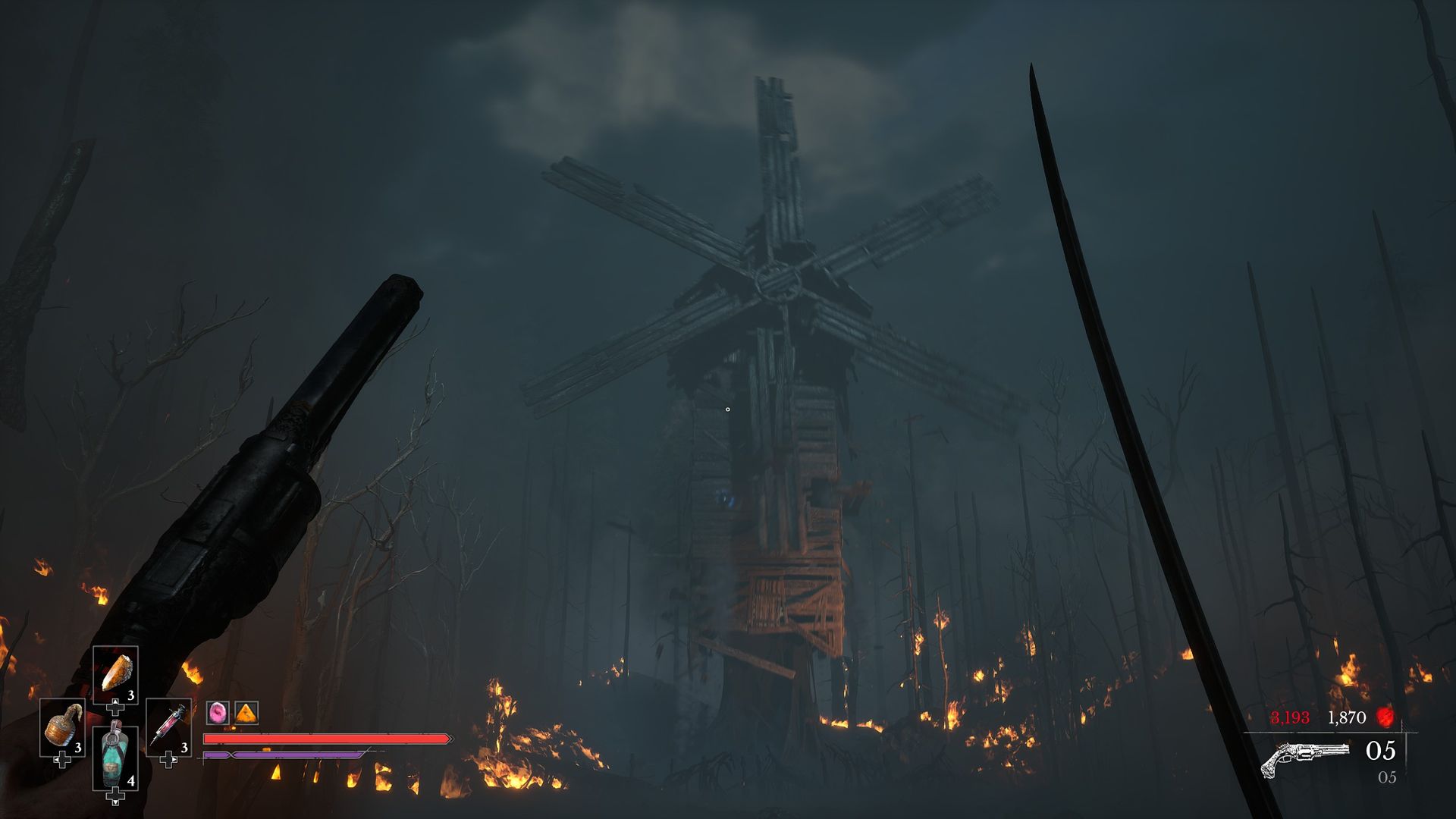 A screenshot of a windmill from Valor Mortis