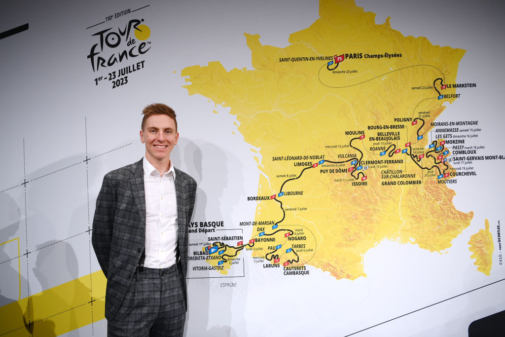 Tadej Pogačar seemed to like the 2023 Tour de France route
