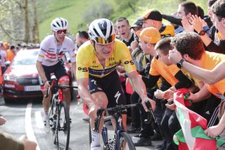 Remco Evenepoel (QuickStep-AlphaVinyl) during stage 6 at Itzulia Basque Country