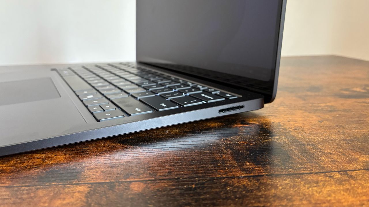 The Microsoft Surface Laptop 8 on a desk