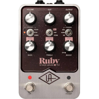 Universal Audio UAFX Ruby3 amps | 2 effects | 1-in, 1-out
