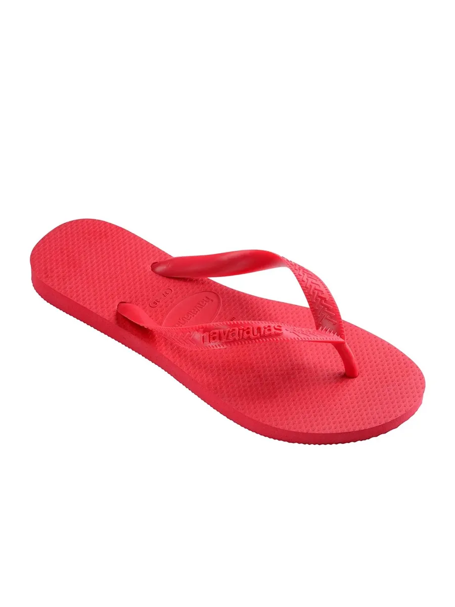 Havaianas, Havaianas Top Flip Flops for Women - Summer Style Sandals - Ruby Red, 6