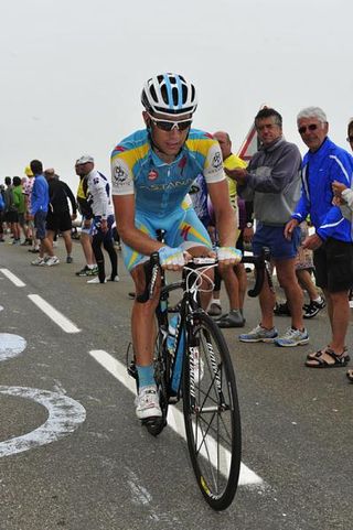 Fredrik Kessiakoff (Astana) tried to get the mountains jersey