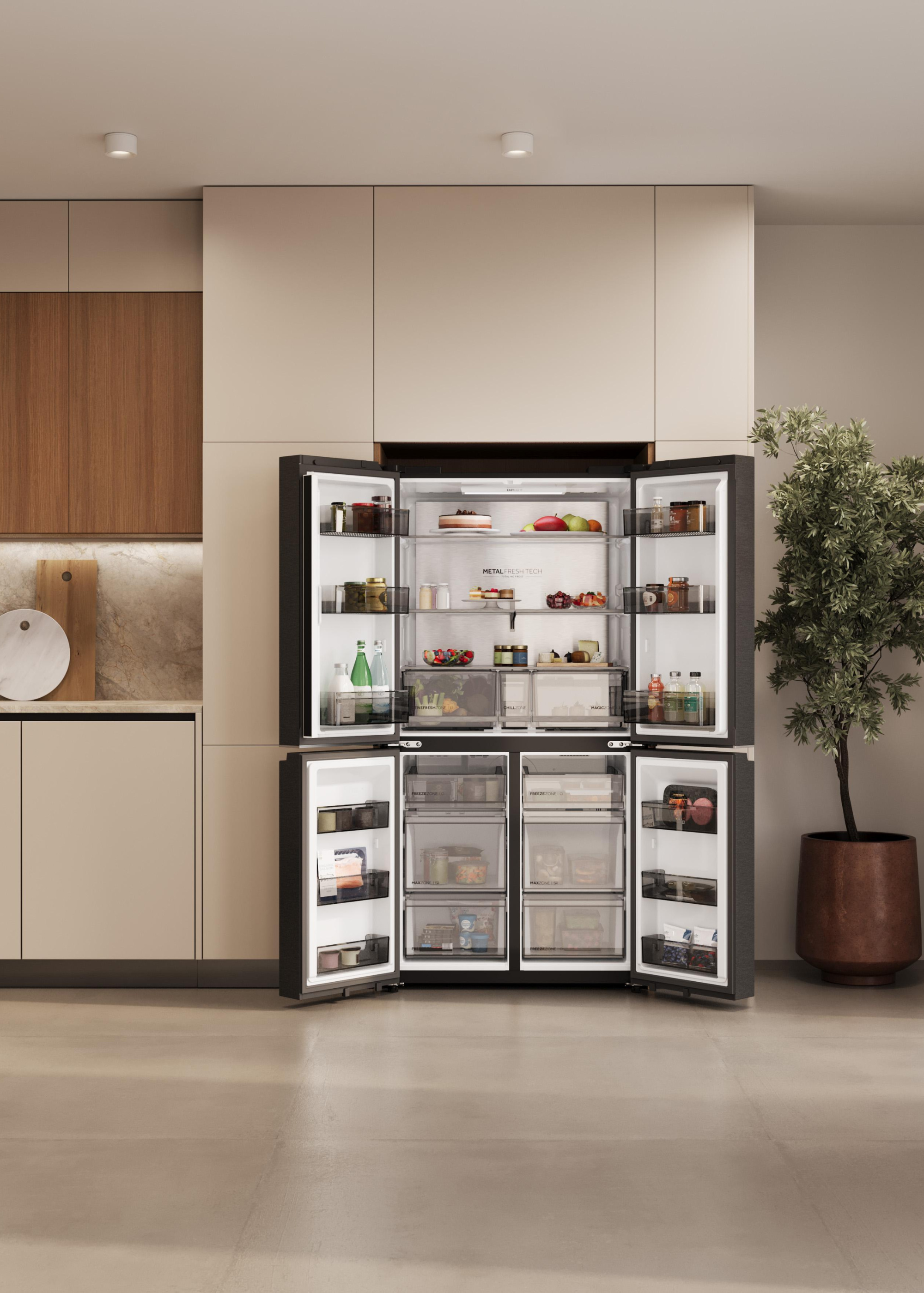 open Horizon fridge freezer in a modern kitchen