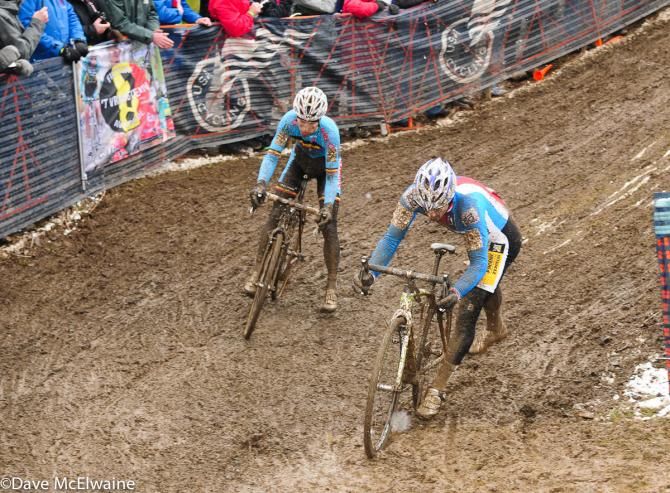 Conditions softend as the race progressed
