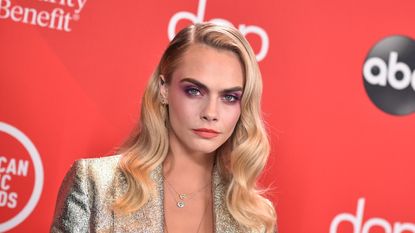 Cara Delevingne at the 2020 American Music Awards