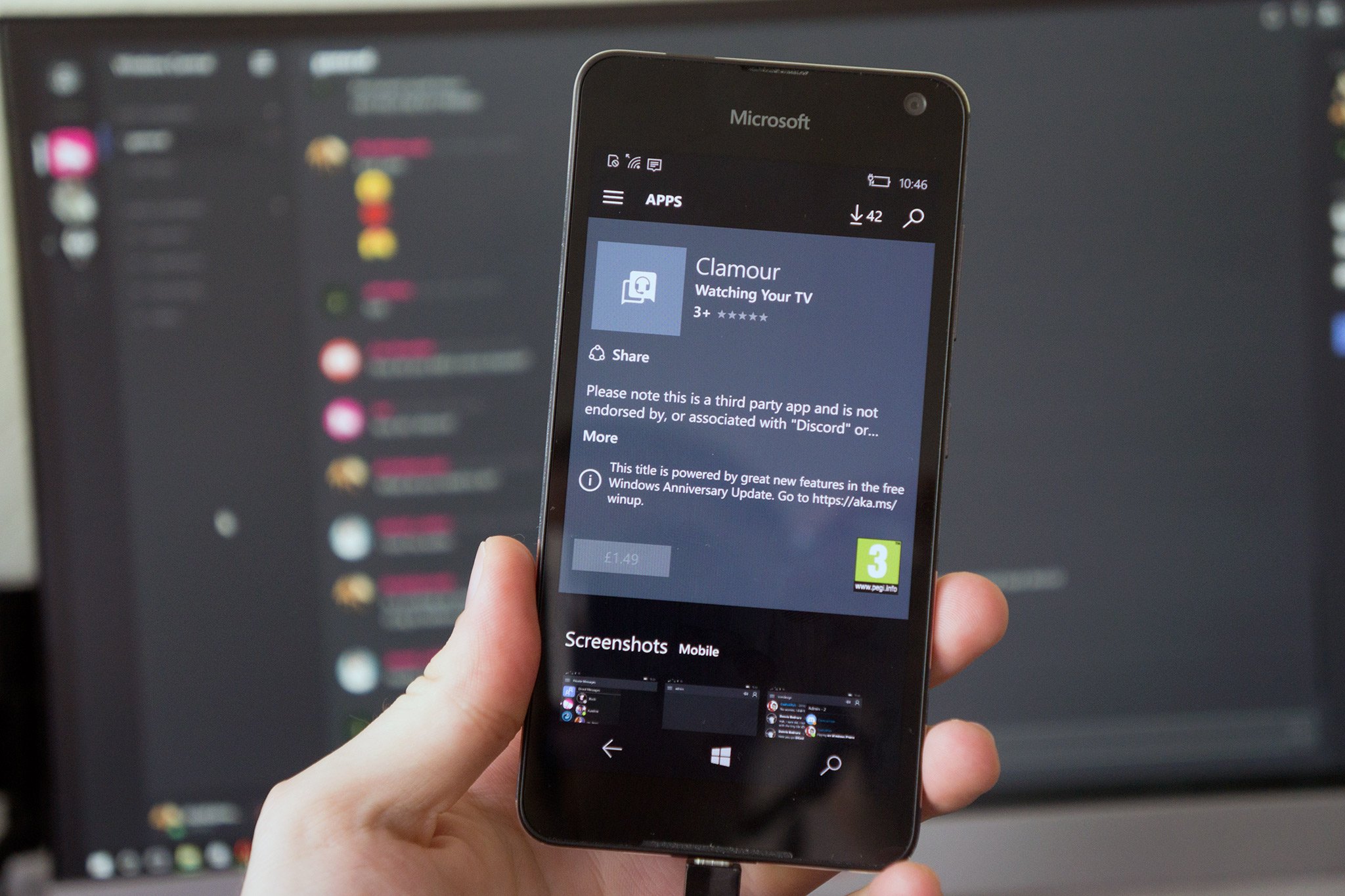 Clamour Is An Unofficial Discord App For Windows 10 Mobile Windows Central 