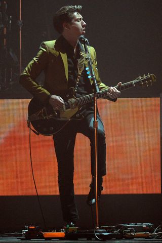 Alex Turner at the Brit Awards 2014