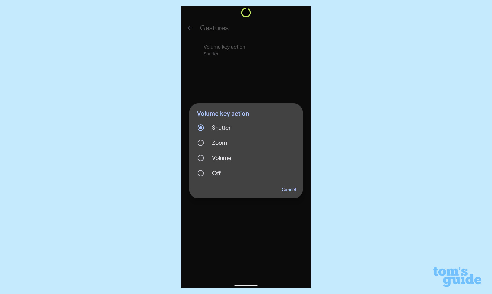 pixel 6 features to enable: camera volume key action