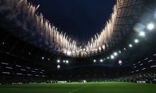 Tottenham's new stadium finally opens with a display of fireworks