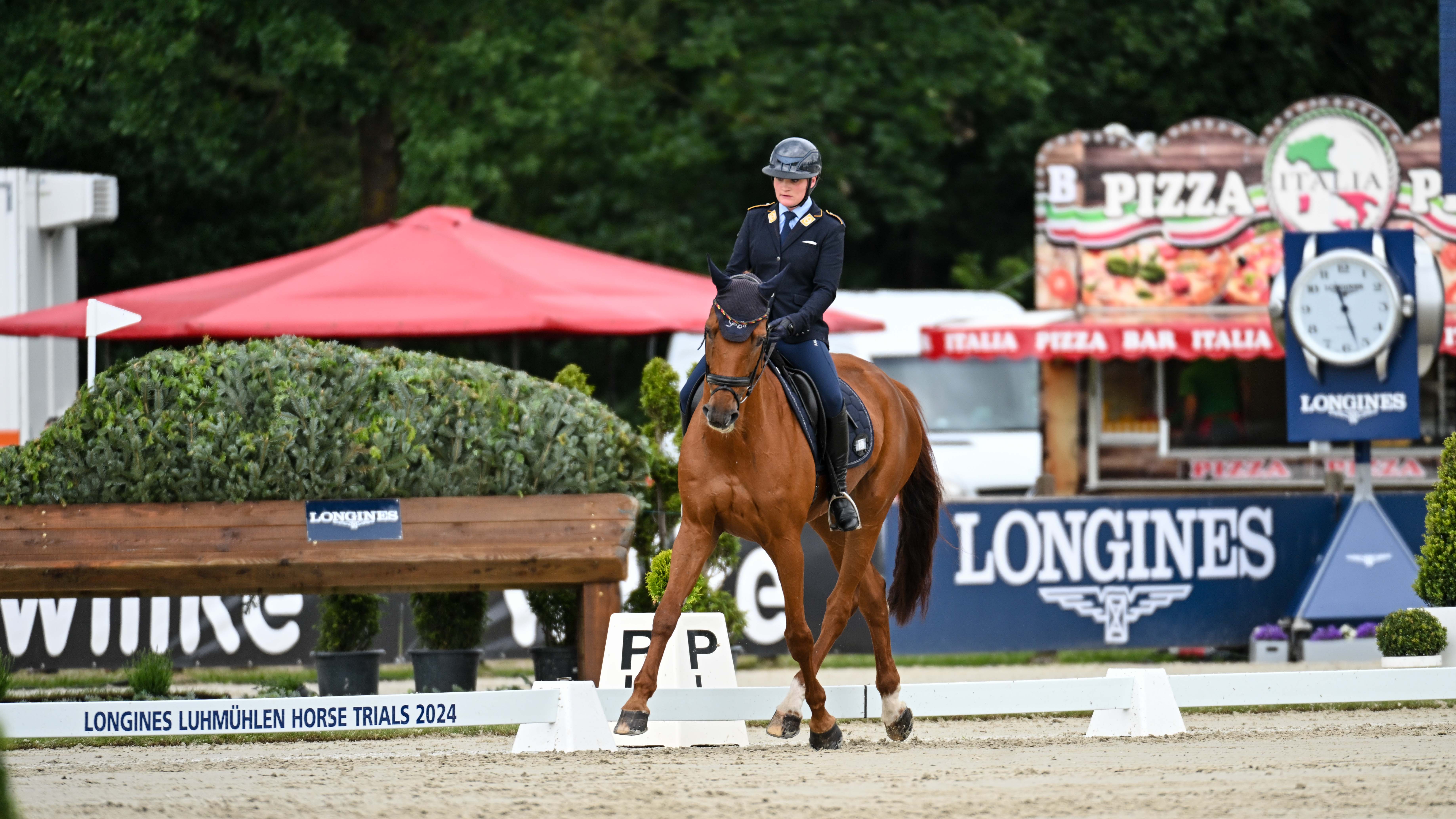 German rider Anna Lena Schaaf and Fairytale 39 (pictured) are in the lead of the Luhm&amp;uuml;hlen Horse Trials CCI4*-S dressage on day one