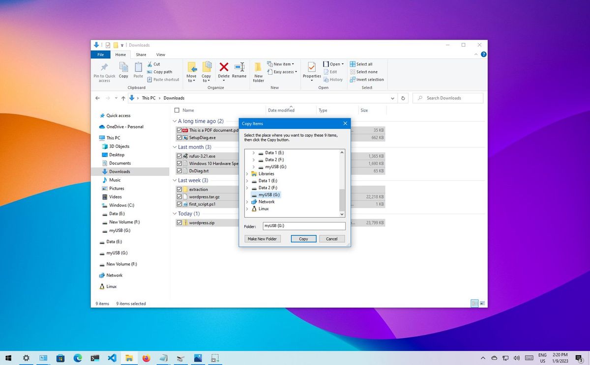How To Transfer Files From A Usb Flash Drive To A Pc On Windows 10