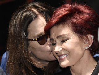 Ozzy and Sharon during the Ozzfest Meets Knotfest news conference