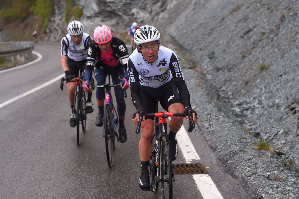 THYON 2000 LES COLLONS SWITZERLAND MAY 01 Sergio Henao Montoya of Colombia and Team Qhubeka Assos during the 74th Tour De Romandie 2021 Stage 4 a 1613km stage from Sion to Thyon 2000 Les Collons 2076m TDR2021 TDRnonstop UCIworldtour on May 01 2021 in Thyon 2000 Les Collons Switzerland Photo by Luc ClaessenGetty Images