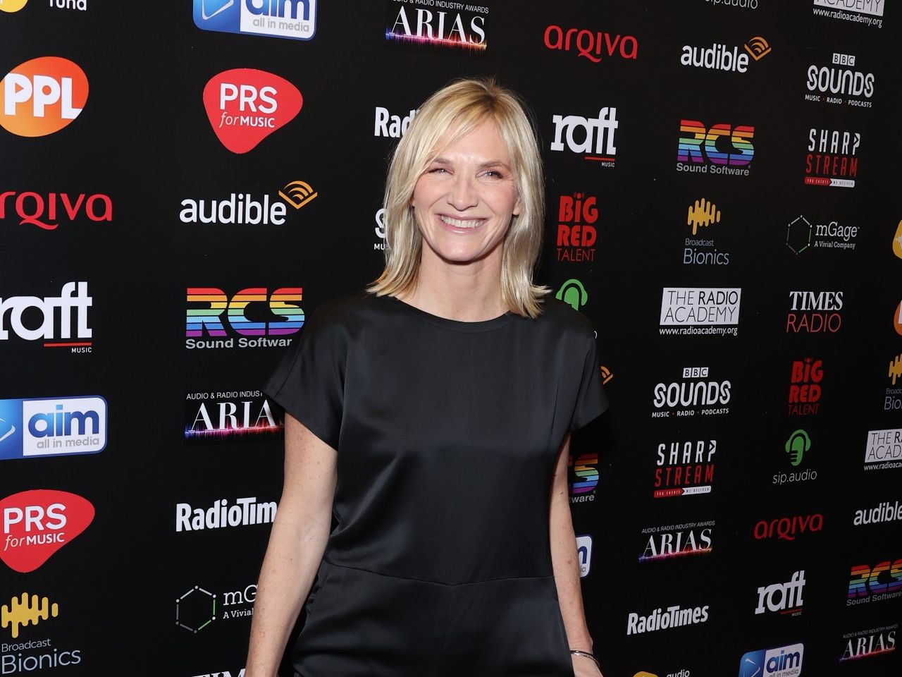 BBC Radio 2 DJ Jo Whiley on a red carpet