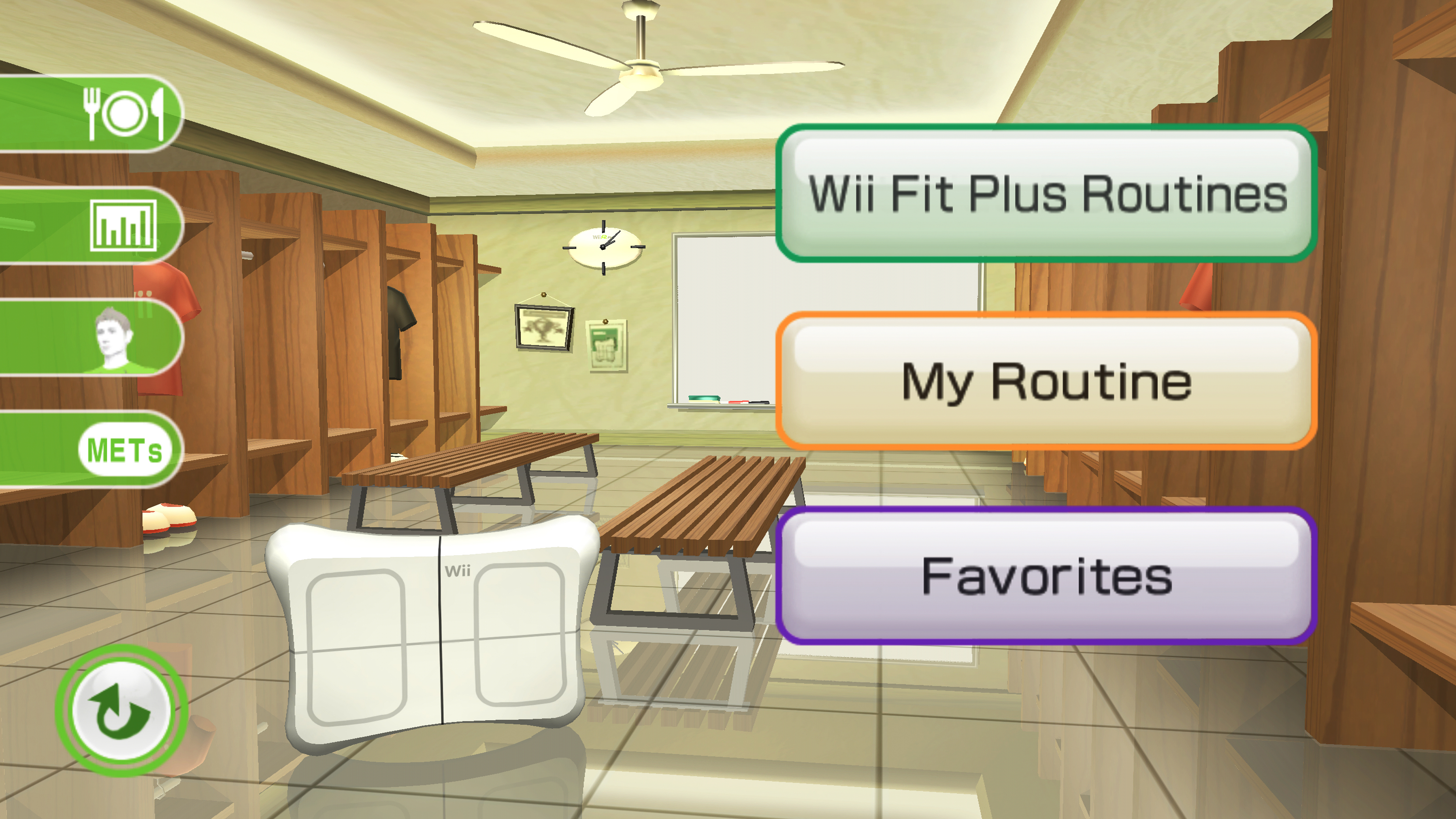 Wii Fit Plus -pelin kuvakaappaus