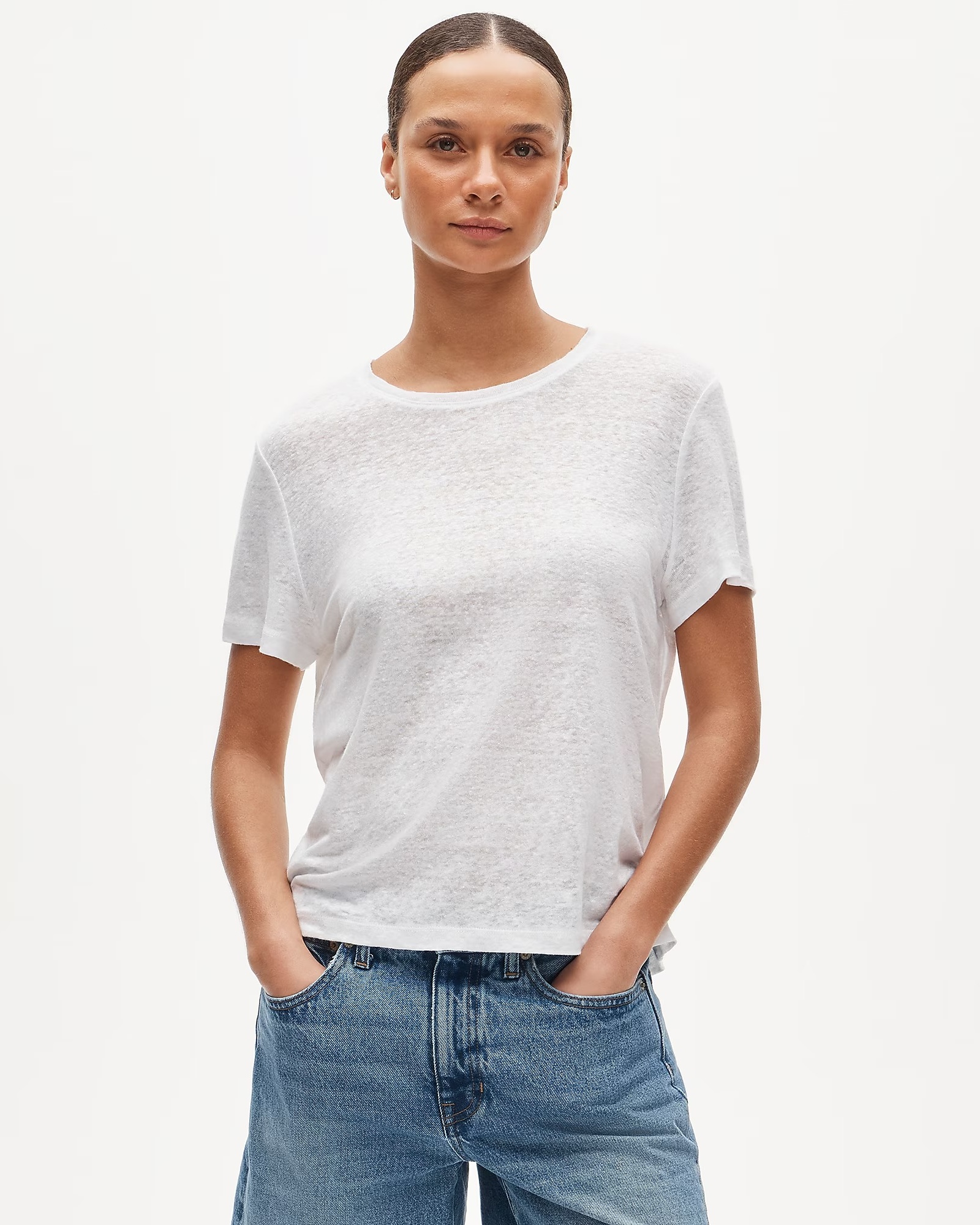 J.Crew, New Casual Linen T-Shirt