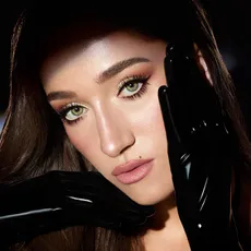 Model wearing Charlotte Tilbury makeup
