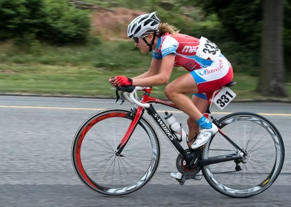 Lex Albright (Juvederm) won the Queen of the Mountain and maintained a solo break for most of the race