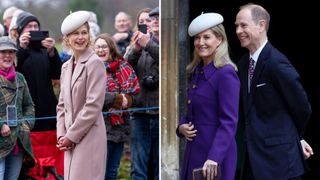 L-Lady Louise Windsor, R-Duchess Sophie and Prince Edward