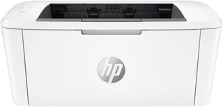 HP LaserJet M110w on a white background