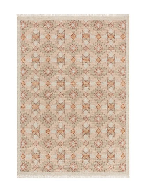 Yasmin Kilim Pink Handwoven Wool & Jute Rug