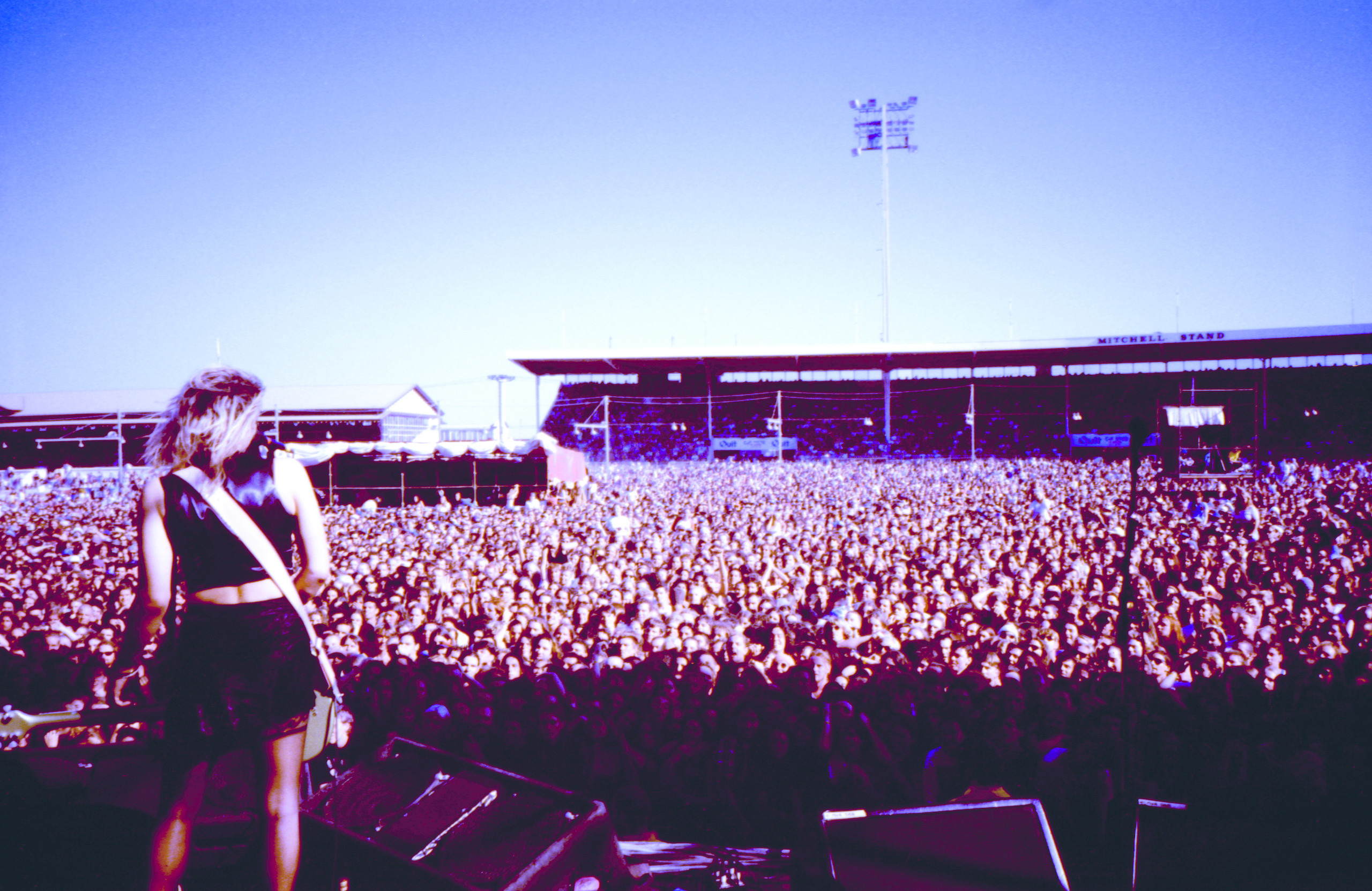 Courtney Love on Stage, Lollapalooza, summer 1995