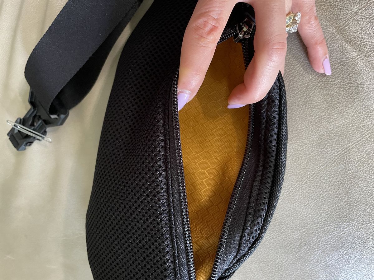 Waterfield Mini Hip Sling Bag Interior Empty