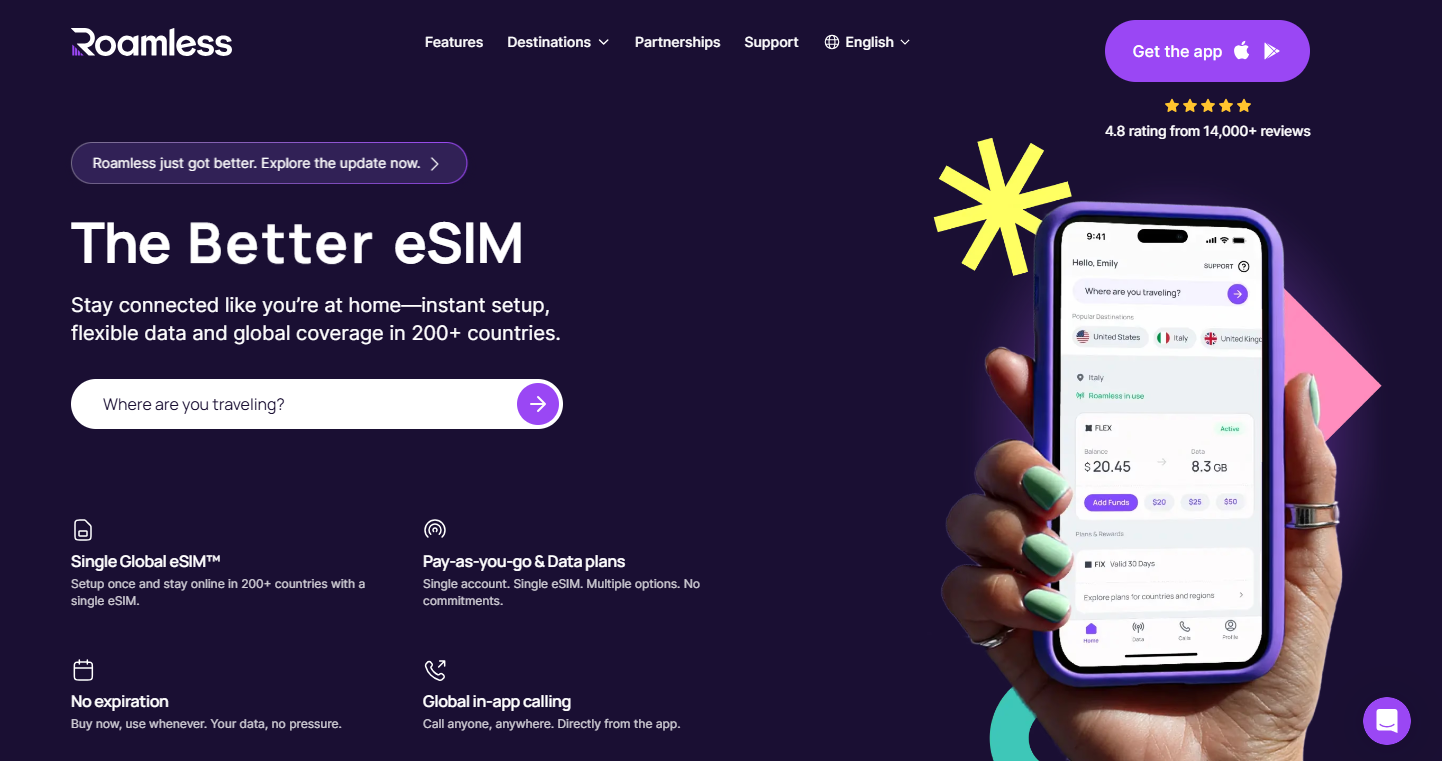 Roamless review | TechRadar