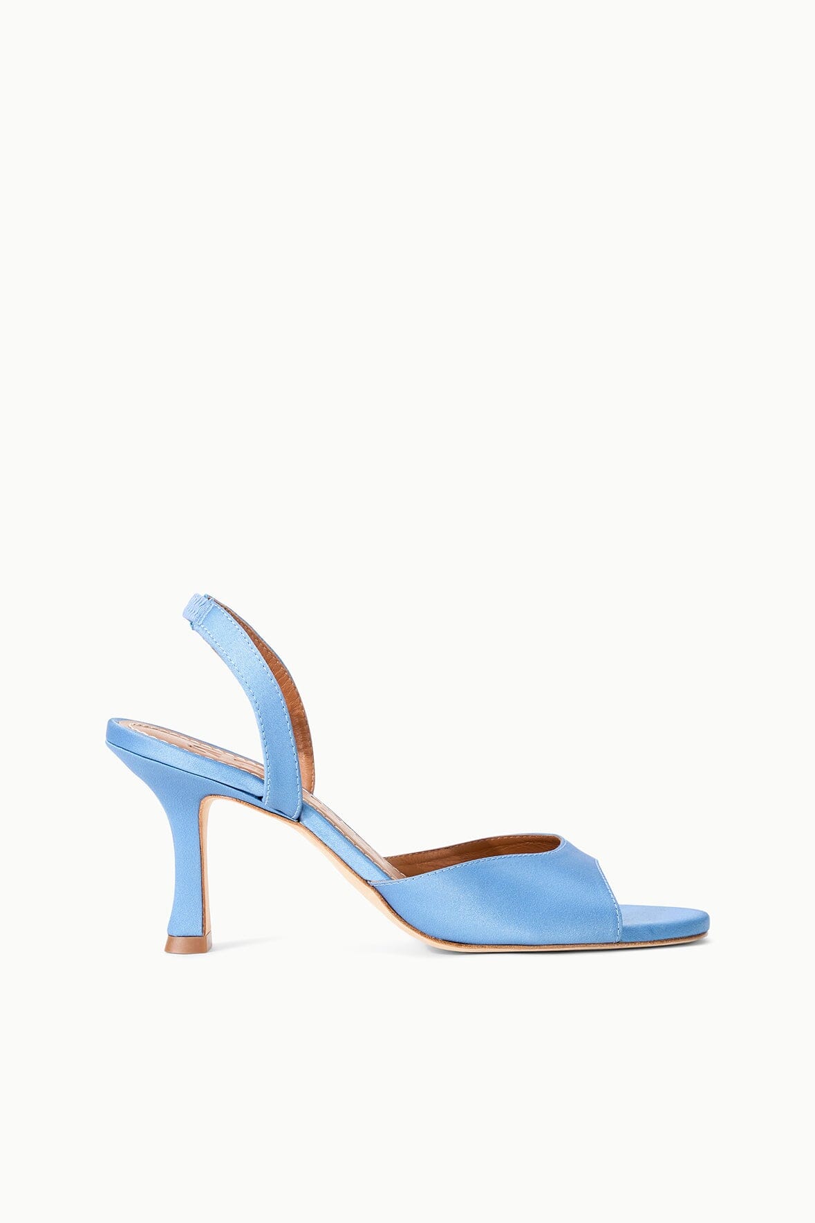 Brigitte Heel | Cielo Satin Blue - Size 35
